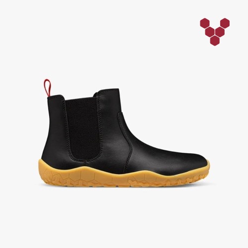 Vivobarefoot Fulham II Lasten Kengät Mustat (FI-QF9Z)